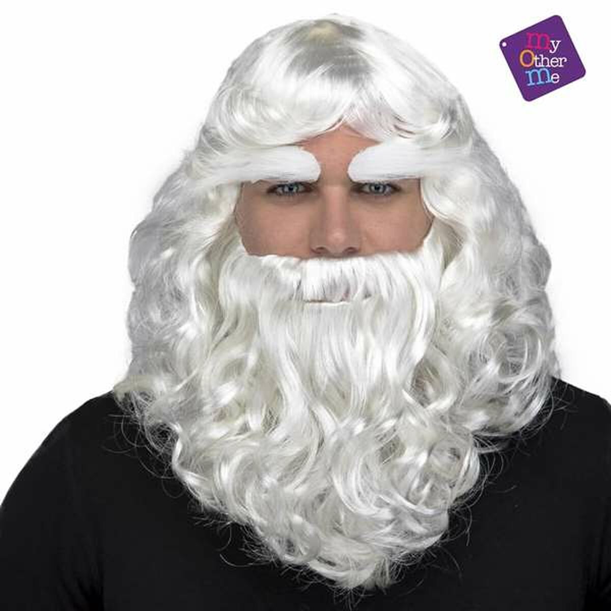 Peluca My Other Me Papá Noel Blanco